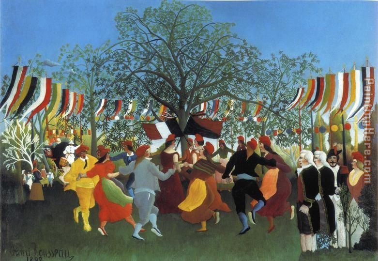 A Centennial of Independence painting - Henri Rousseau A Centennial of Independence art painting